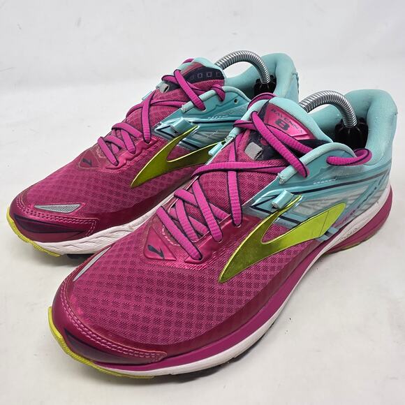 Brooks Ravenna 8 Shoes Running Sneakers Outdoor Teal Pink Womens Size 7 - Picture 1 of 8